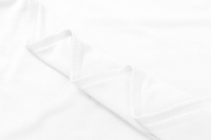 Herou Women's Long Sleeve Lightweight Soft Pullover Turtleneck Tops Shirts White Medium - Image 5